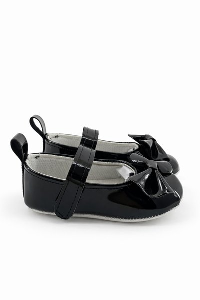 Kiçi Shiny Patent Leather Ballerinas Comfortable Sole First Step Shoes