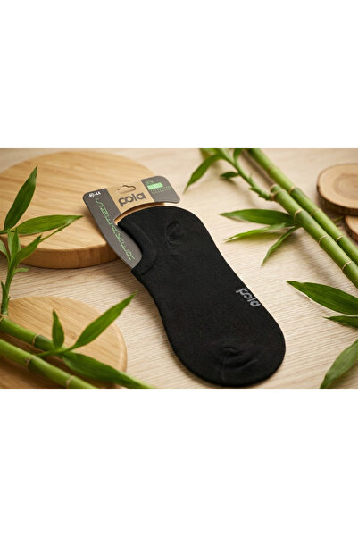 Pola Men's Sneaker Bamboo Socks Black 40-44