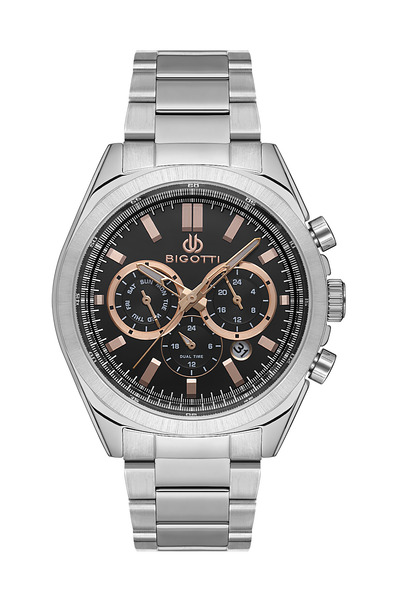 Bigotti Quotidiano Silver Stainless Steel Watch for Men BG.1.10512-2