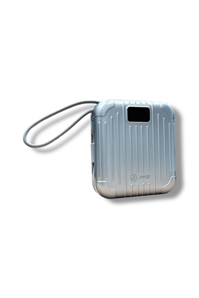ARZ -001 Powerbank Taşınabilir Hızlı Şarj Cihazı Beyaz 10000 mAh