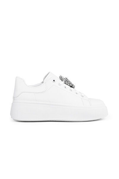 Buzzmania Maya women's white sports shoes