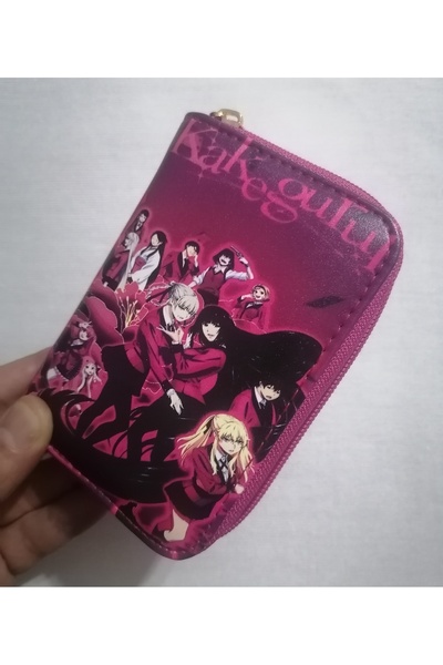 OWLBAG COMPANY Owl Bag Anime Kakegurui Patterned Design Faux Leather Wallet