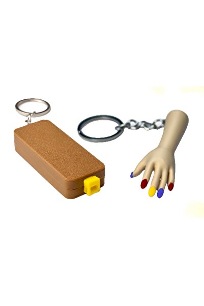 Storm3D DEXTER MORGAN Slide Box Ve BRİAN MOSER Protez el Anahtarlık 2’Lİ SET