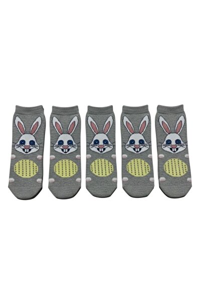 BYNDRSOCKS Women's Booties Cotton 5-Piece Sock Set - Patterned Booties Socks ...