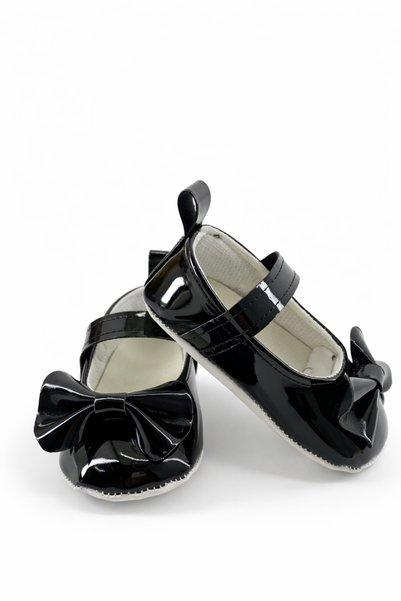 Kiçi Shiny Patent Leather Ballerinas Comfortable Sole First Step Shoes