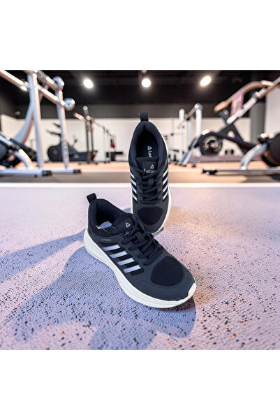 LETOON Unisex Lightweight Comfortable Insole Summer Lace-Up Casual Sneaker Sp...