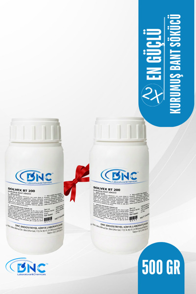 DNC Folyo Sökücü Yapışkan Kurumuş Bant Sökücü- Solvex BT 200 250 gr 2 adet