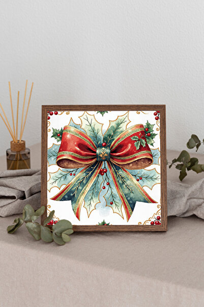 Dekorsiahome Tablou pătrat cu ramă din lemn TK3313