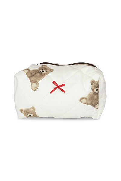 Ethea Makeup bag with teddy bears and bow