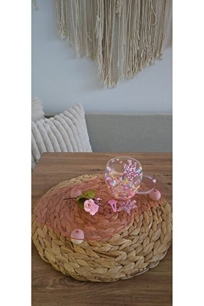 MUJA DEC 30X19 cm Pink Acrylic Decorative Presentation Tray – Object Presenta...