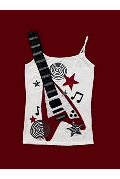 DREICH Derich White Guitar Strap Y2K Strap Crop