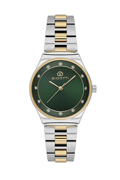 Bigotti Raffinato Silver and Gold Stainless Steel Watch for Women BG.1.10665-5