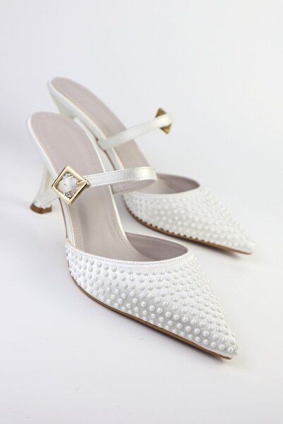 VARENZA WOMAN SHOES Γυναικεία βραδινά παπούτσια με τακούνι και λεπτομέρειες α...