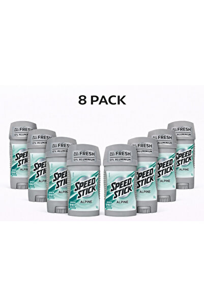 SPEED STİCK 8 x deodorant antiperspirant pentru bărbați MENNEN ALPINE, 50 g