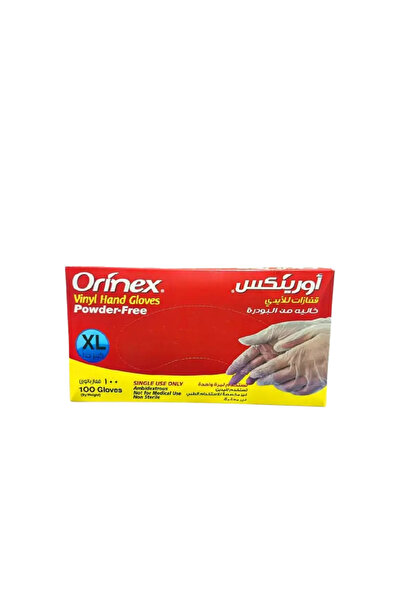 Orinex Plastic Gloves Without Powder Extra Large