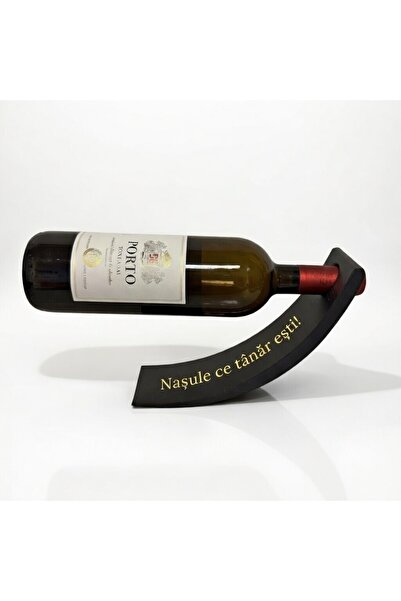 baretepro Gift for Godfather, Kinetic Wine Bottle Holder with Floating Effect...