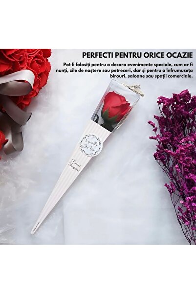 GIA'S WORLD Set of 5 scented soap roses - March 1-8 Mother's Day gifts - Wome...