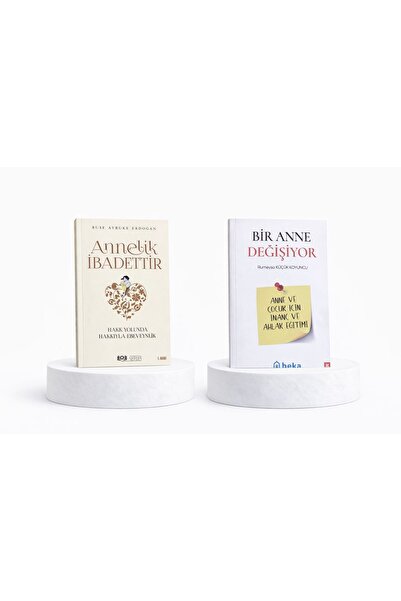 Beka Yayınları Annelik İbadettir/Bir Anne Değişiyor (Cep Boy Zikirler hediyeli)