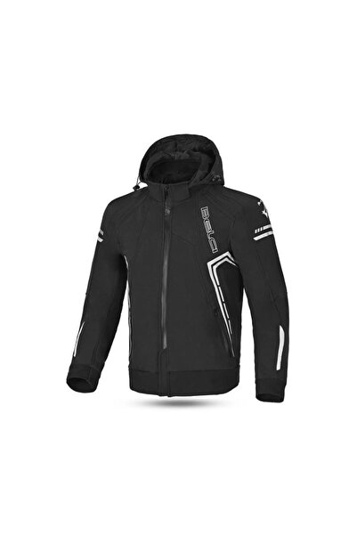 Bela Chaqueta Breeze Men's Motorcycle Coat Size L Black / Gray