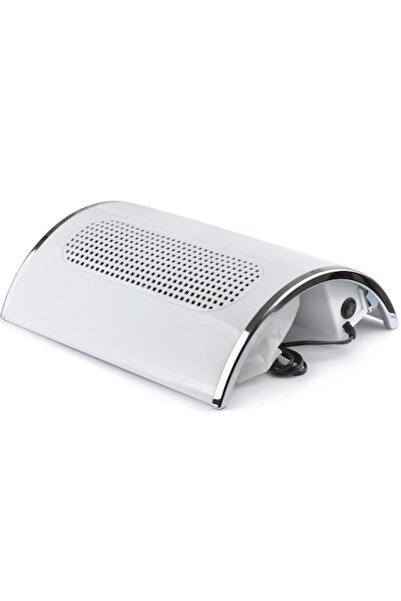Retoo Colector profesional de praf pentru unghii cu 3 ventilatoare, 40W, alb