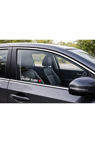 DRN DİZAYN Güzelime Rezerve Cam Sticker – Romantik Araç Cam Yazısı – Passenge...