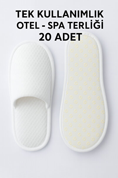 Zirve PETEKLİ KUMAŞ TEK KULLANIMLIK OTEL & SPA TERLİĞİ 20 ADET