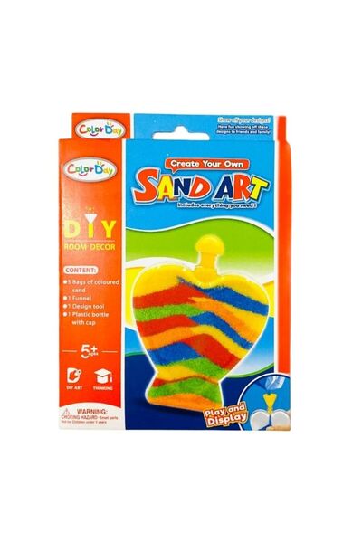 Premium مجموعة أدوات تزيين الزجاجات بالرمل - مجموعة ديكور إبداعية من كولورداي...