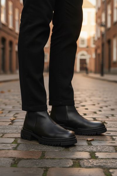 CONTEYNER 748 M Μαύρες Ανδρικές Μπότες