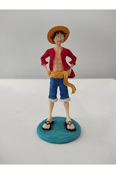 FigurBende 🏴‍☠️ Luffy Figürü – 12 cm | El Boyaması | Koleksiyonluk Anime Figür