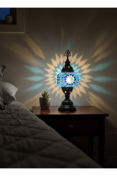 Solenza Masaüstü Otantik Osmanlı Mozaik Lamba N2