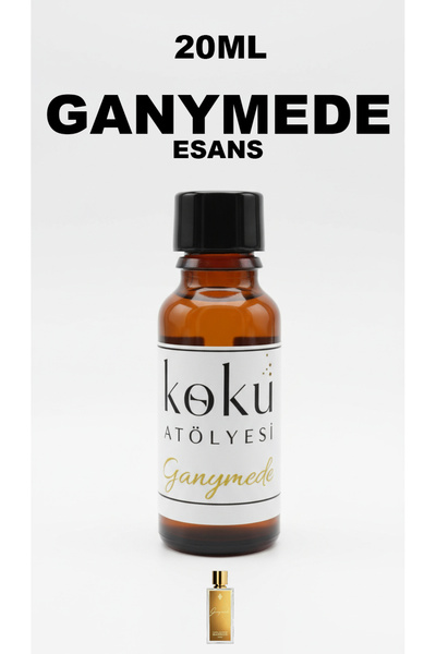 KokuAtölyesi Ganymede Unisex Parfüm Esansı 20 ml Odunsu Deri Mineral Kalıcı