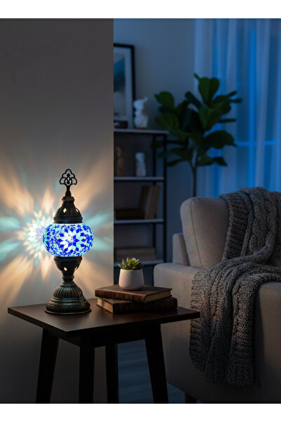Solenza Masaüstü Otantik Osmanlı Mozaik Lamba N2