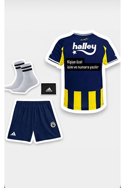 candy cup Fe.ne'rb'a'hç'e Yeni Sezon 2025/2026 Çocuk Forması 4 Lü Set Kişiye ...