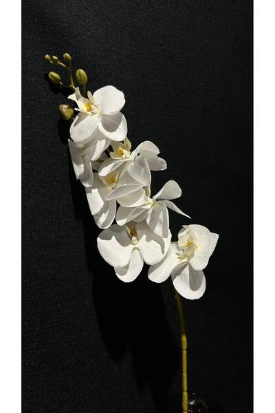 greeneyehome YAPAY BEYAZ ORKİDE KUMAŞ 90 CM