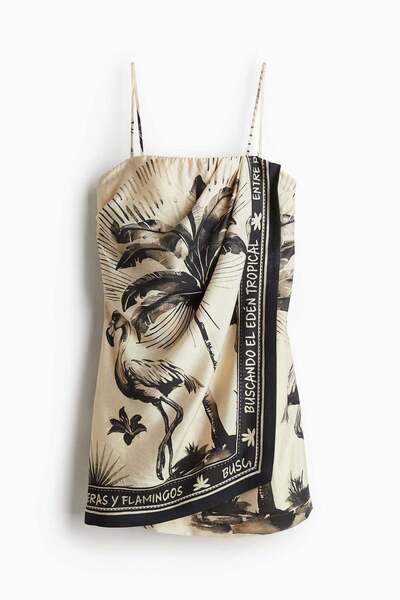 H&M Draped bandeau dress