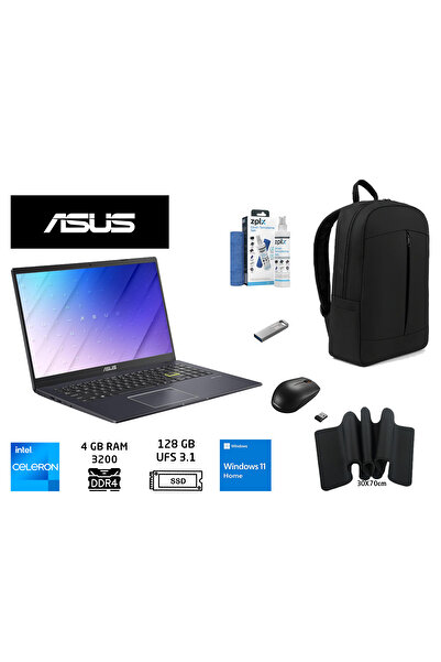 ASUS Vivobook Go Intel Celeron N4500 4gb 128GB SSD W11 Home 15.6'' Fhd E510KA...