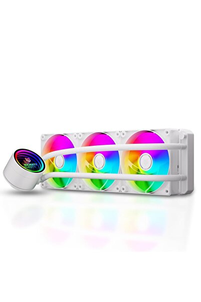 majesty 360MM ARGB CPU Water Cooler with Infinity Mirror Display