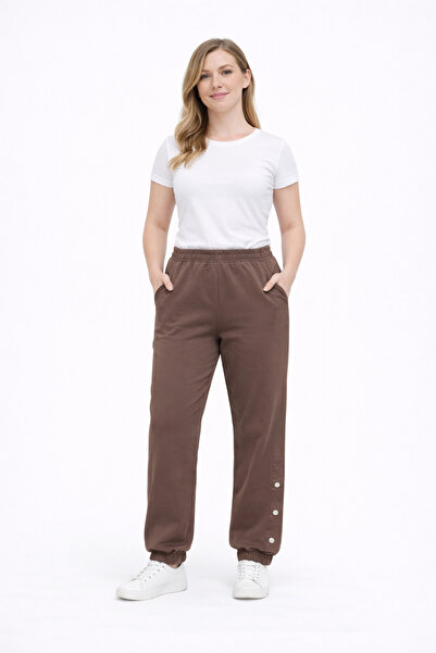 ModaPlaza Women's Studded Leg Tracksuit Bottom 3004