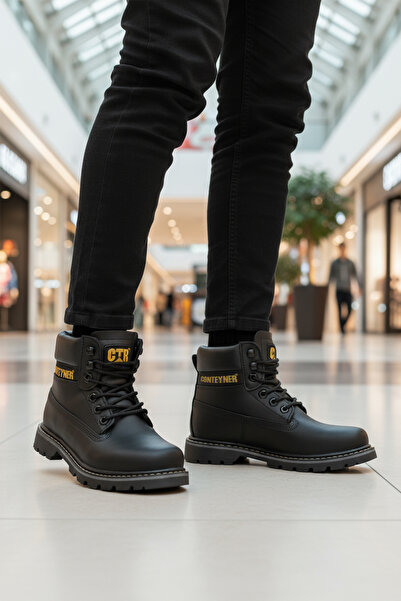 CONTEYNER 922 حذاء أسود غير قابل للانزلاق للجنسين