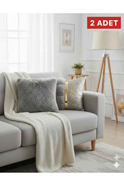 baladı home ev tekstil home collection 2'li Dekoratif Kırlent Kılıfı Seti - P...
