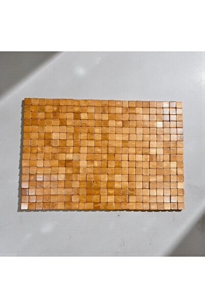 ELZEY HOME Bamboo Non-Slip Bath Mat & Doormat 60X40 cm