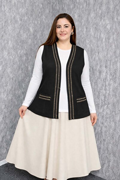 ModaPlaza Women's Cold Rope Knitwear Vest