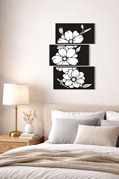 softclass Yeni Dekor 3'lü Tasarım Tablo Salon Ofis Mutfak Yatak odası duvar S...