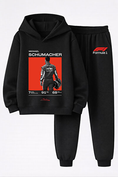 MAGORS Michael Schumacher Printed 3-Yarn Quality Sweatshirt and Trackpants F1...
