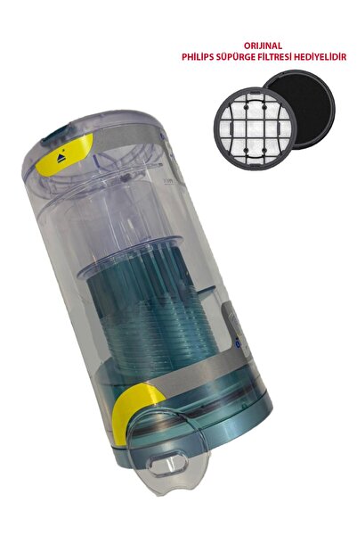 Philips Philiips XC 8057 Orijinal Aqua Plus Toz Haznesi ( Filtre Hediyeli )
