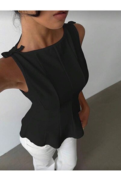 Gofeel Fiyonk Detaylı Parçalı Kadın Bluz