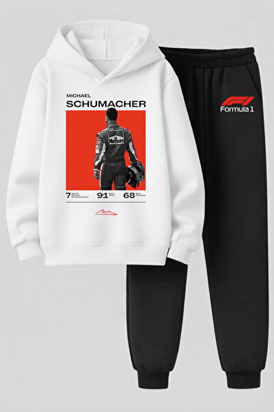 MAGORS Michael Schumacher Printed 3-Yarn Quality Sweatshirt and Trackpants F1...