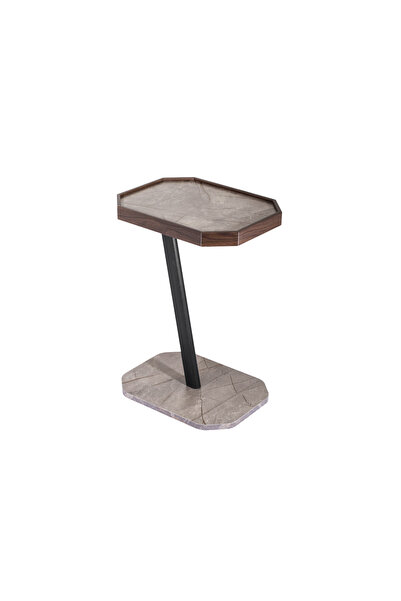 EVISTAR High-quality Turkish wood side coffee table for living room and bedroom