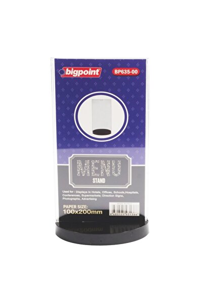 Bigpoint Flat Menu Stand 100X200Mm X 3 Pieces