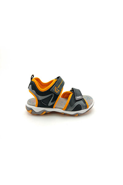Superfit Spor Ortopedik Çocuk Sandalet F 0583 SİYAH TURUNCU